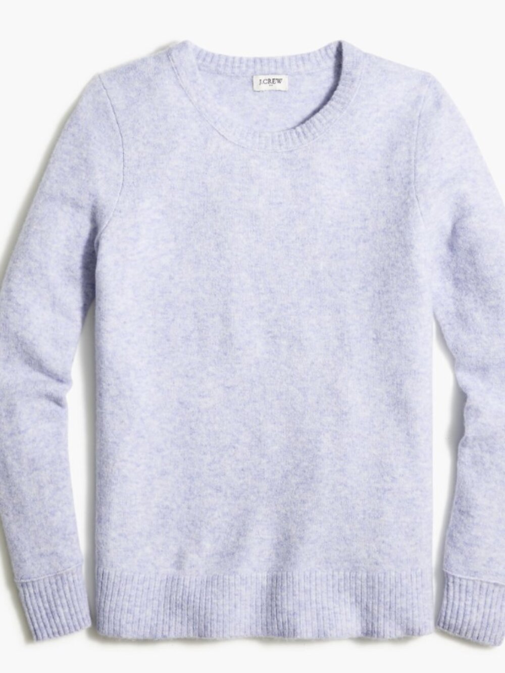 J. Crew Soft Lilac Crewneck Sweater